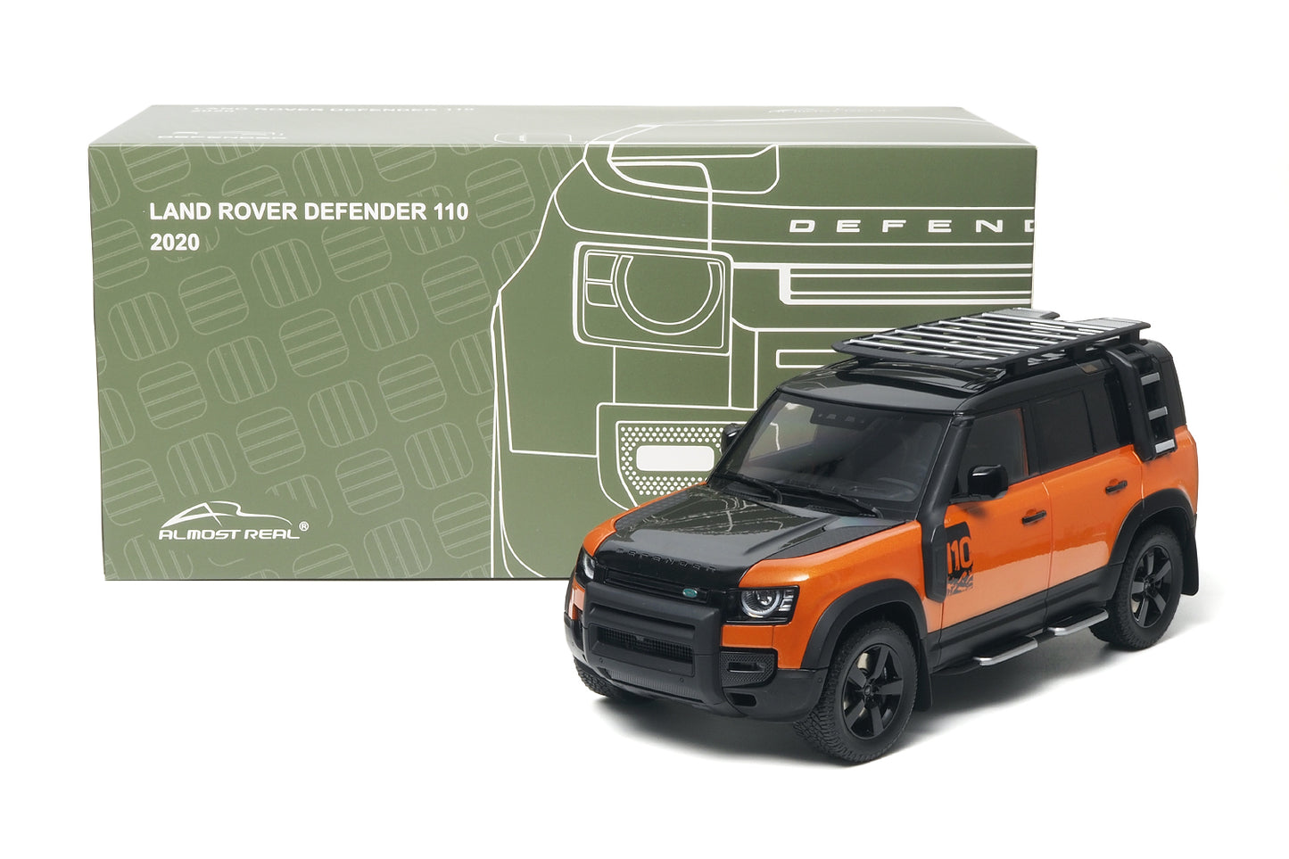 LAND ROVER DEFENDER 110 PHOENIX ORANGE & SANTORINI BLACK 2020