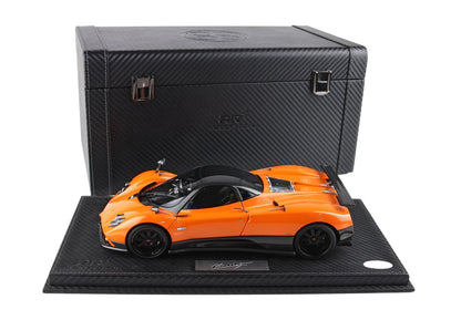 PAGANI ZONDA F DIECAST FULL OPEN ARANCIO ST. TROPEZ - SPECIAL PACK - Vroomi
