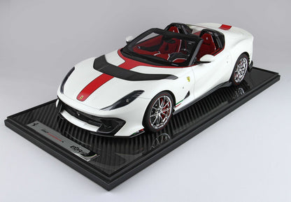 FERRARI 812 COMPETIZIONE A SCALE 1/12 BIANCO ITALIA - Vroomi
