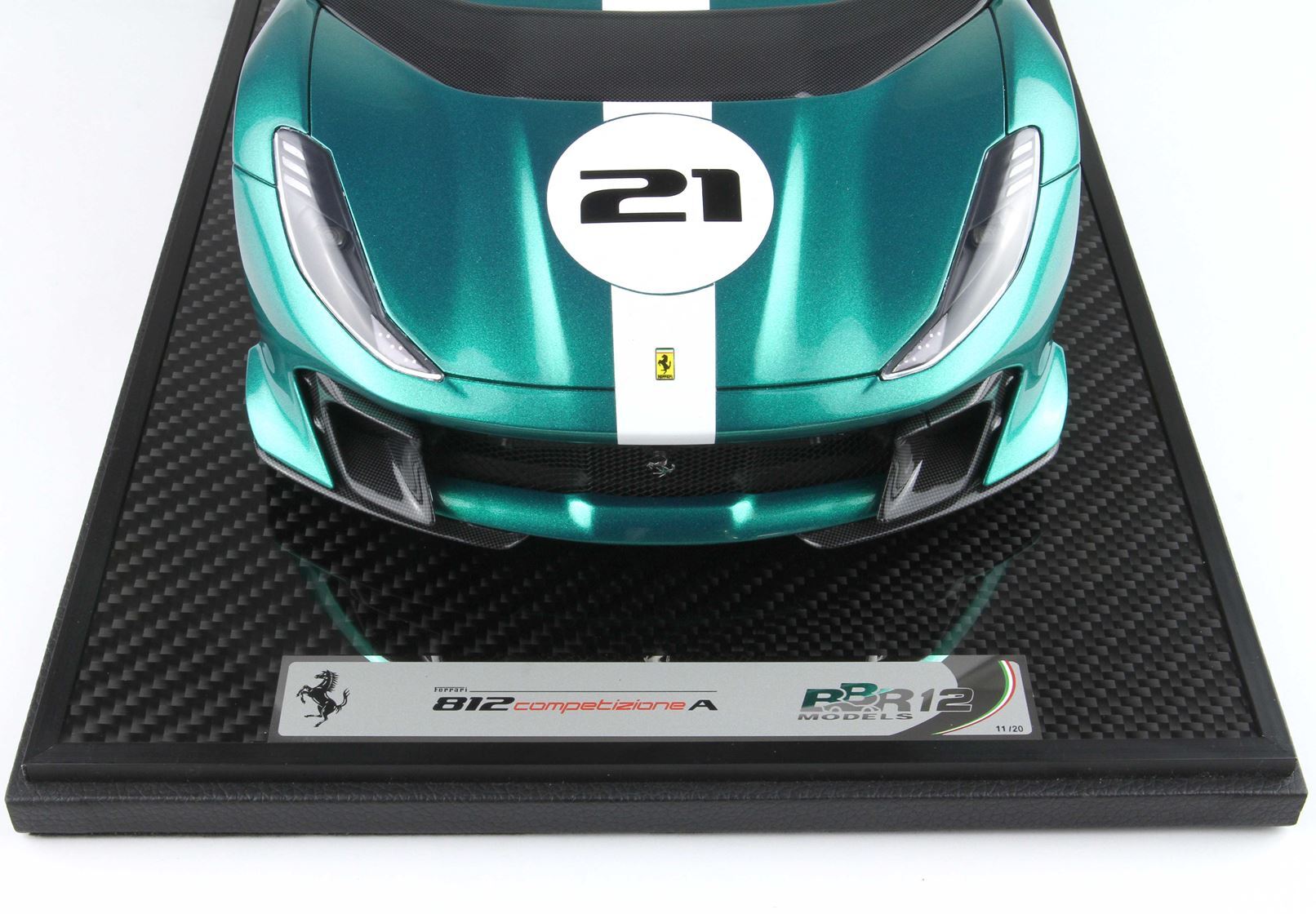 FERRARI 812 COMPETIZIONE A SCALE 1/12 GREEN JEWEL - Vroomi