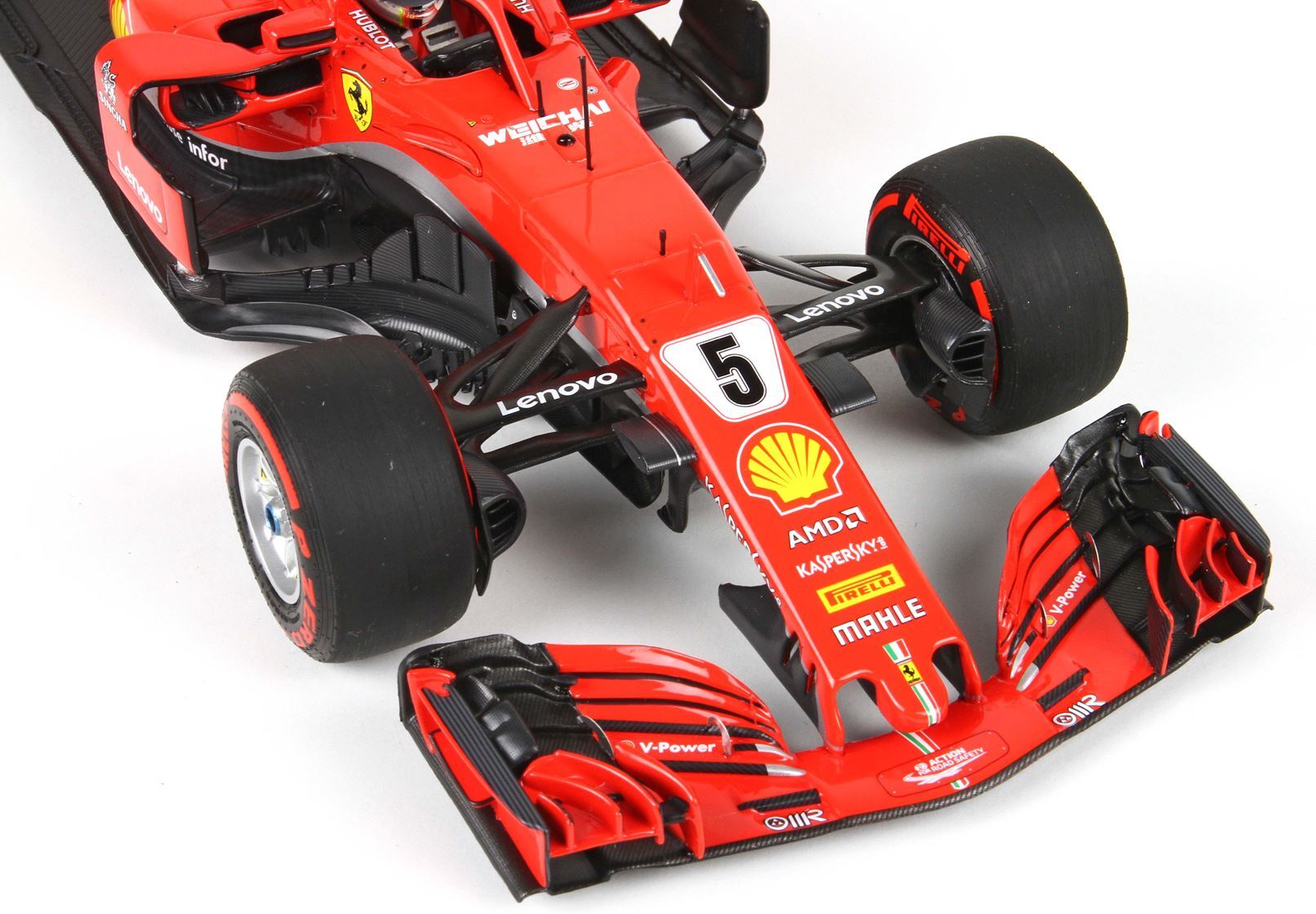 FERRARI SF71-H GP CANADA 2018 S. VETTEL 1 CLASSIFICATO - Vroomi