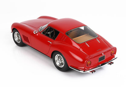 Red classic Ferrari sports car model with beige interior, detailed wheels, featured on Vroomi