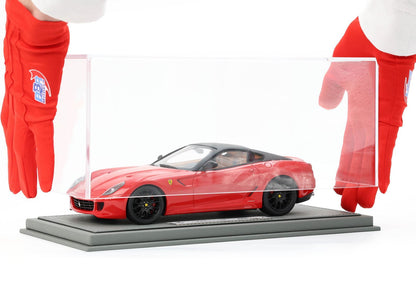 FERRARI 599 GTB FIORANO 2006 CAMBIO AUTOMATICO - MADE IN ITALY ROSSO CORSA - CERCHI E TETTO NERO - Vroomi