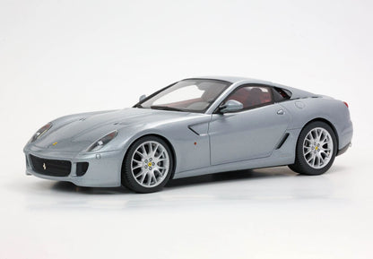 FERRARI 599 GTB FIORANO 2006 CAMBIO AUTOMATICO - MADE IN ITALY GRIGIO TITANIO INTERNI BORDEAUX - Vroomi