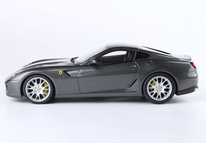 FERRARI 599 GTB FIORANO 2006 CAMBIO MANUALE- MADE IN ITALY GRIGIO SILVERSTONE - Vroomi
