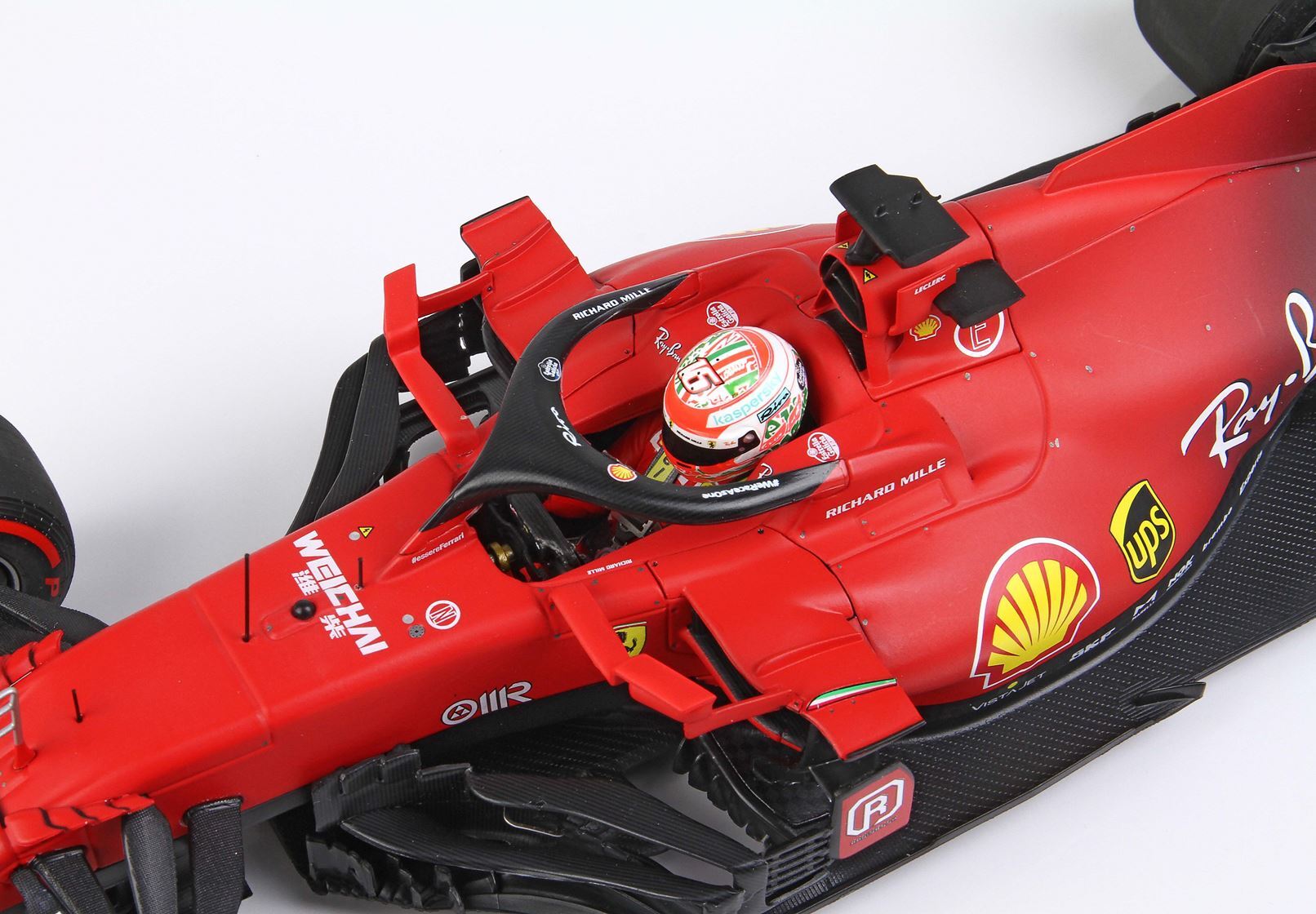FERRARI SF21 GRAN PREMIO DEL MADE IN ITALY CHARLES LECLERC CAR N. 16 RED SOFT TIRES - Vroomi