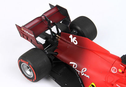FERRARI SF21 GRAN PREMIO DEL MADE IN ITALY CHARLES LECLERC CAR N. 16 RED SOFT TIRES - Vroomi