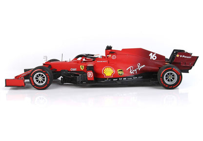 FERRARI SF21 GRAN PREMIO DEL MADE IN ITALY CHARLES LECLERC CAR N. 16 RED SOFT TIRES - Vroomi
