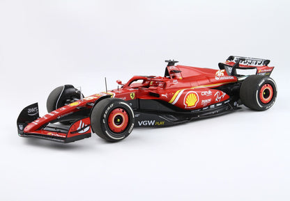 FERRARI SF24 AUSTRALIAN GP 2024 DIECAST - LUXURY PACKAGING IN CHARLES LECLERC SECONDO POSTO - Vroomi
