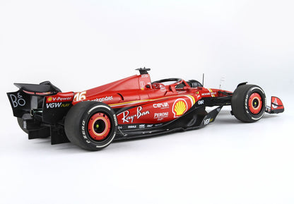 FERRARI SF24 AUSTRALIAN GP 2024 DIECAST - LUXURY PACKAGING IN CHARLES LECLERC SECONDO POSTO - Vroomi
