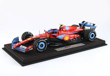 FERRARI SF24 GP USA MIAMI 2024 DIECAST - LUXURY PACK SPECIALE LIVREA AZZURRO SAINZ - Vroomi