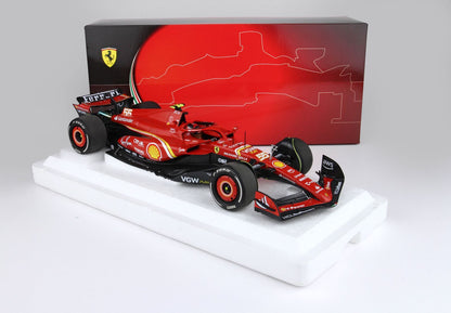 FERRARI SF24 AUSTRALIAN GP 2024 DIECAST - POLIFOAM PACKAGING CARLOS SAINZ VINCITORE - Vroomi