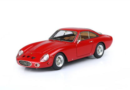 Red vintage sports car model with wire wheels and tan interior, available on Vroomi platform