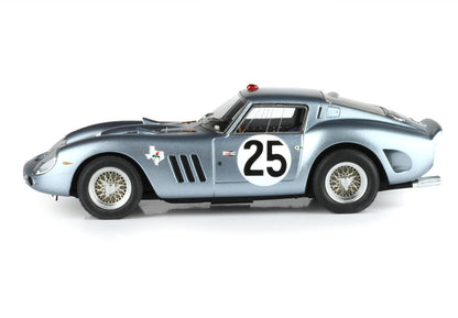 Silver classic race car model with number 25 and Texas decal, available on Vroomi platform