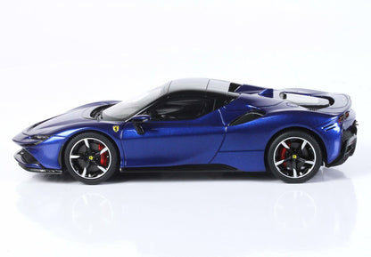 FERRARI SF90 SPIDER - CLOSED ROOF BLU ELETTRICO METAL - Vroomi