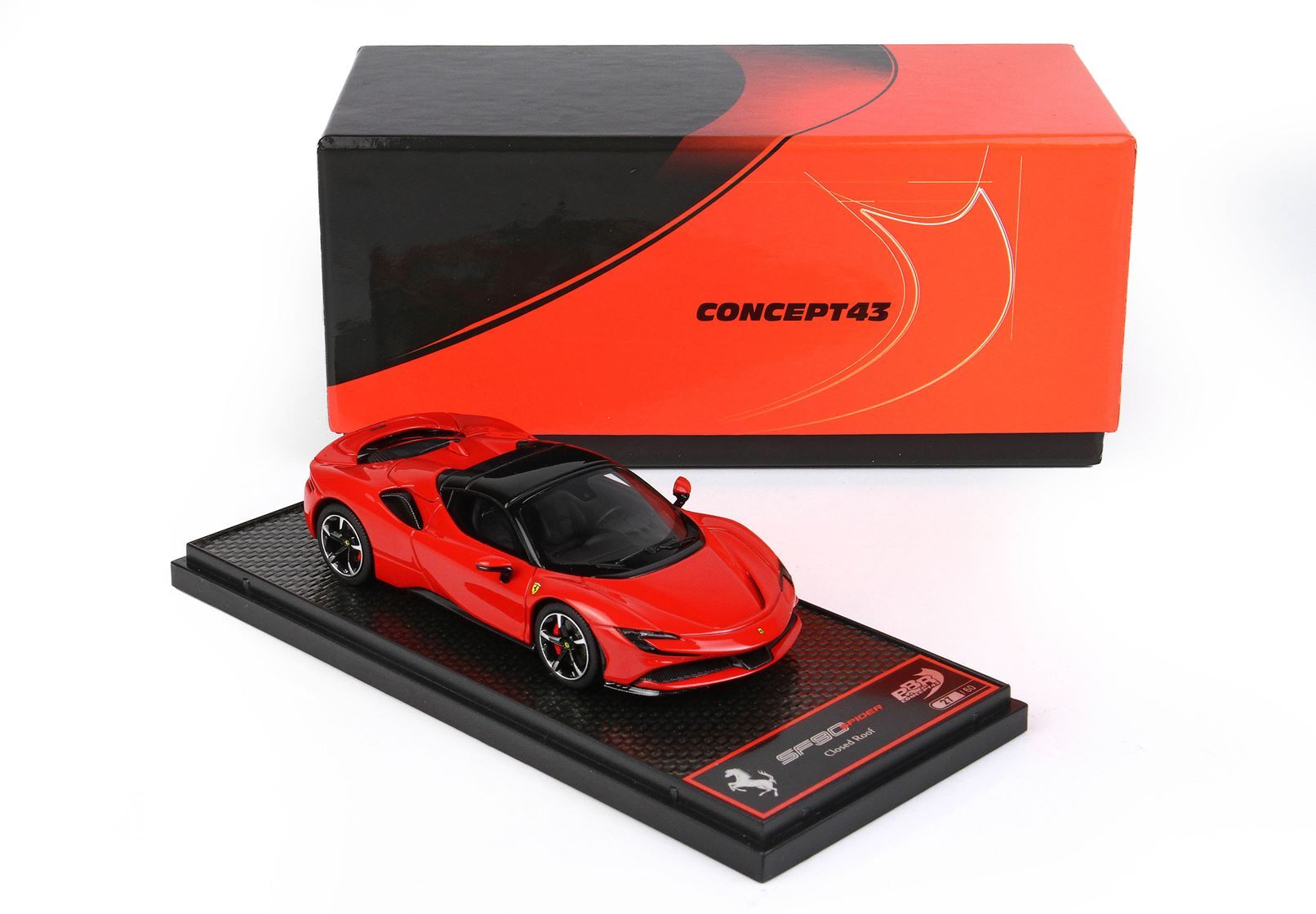FERRARI SF90 SPIDER - CLOSED ROOF ROSSO CORSA 322 - Vroomi
