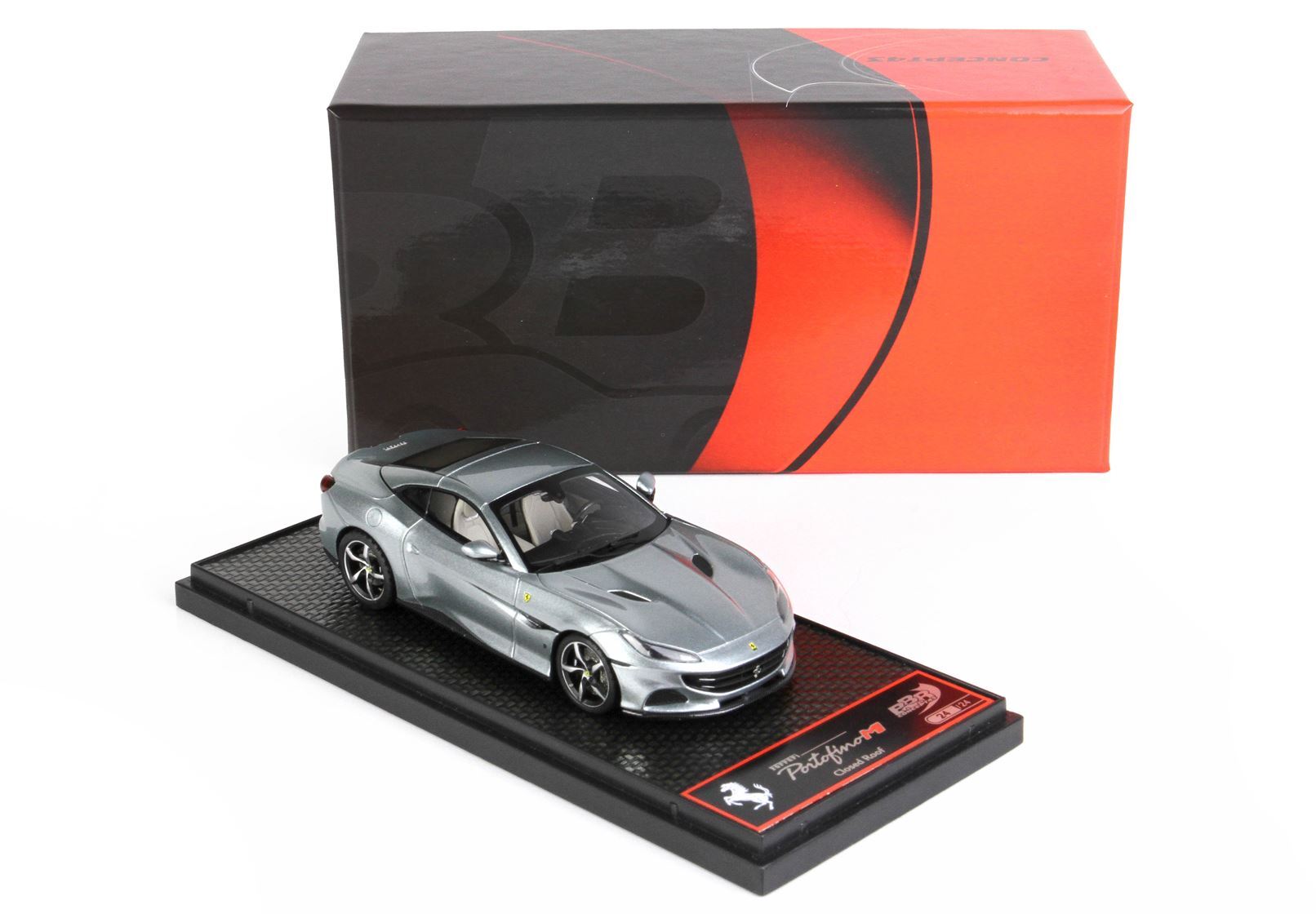 FERRARI PORTOFINO M SPIDER TETTO CHIUSO GRIGIO TITANIO METAL - Vroomi