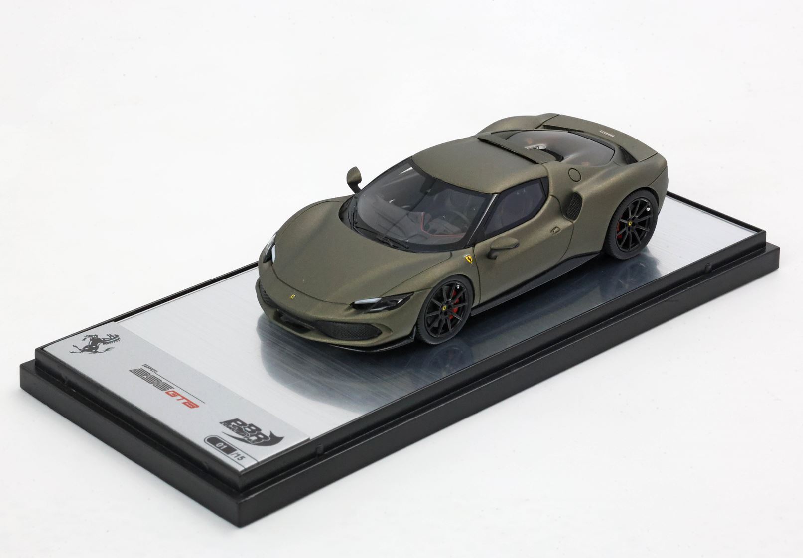 FERRARI 296 GTB VERDE MANZONI OPACO E CAPPELLO - Vroomi