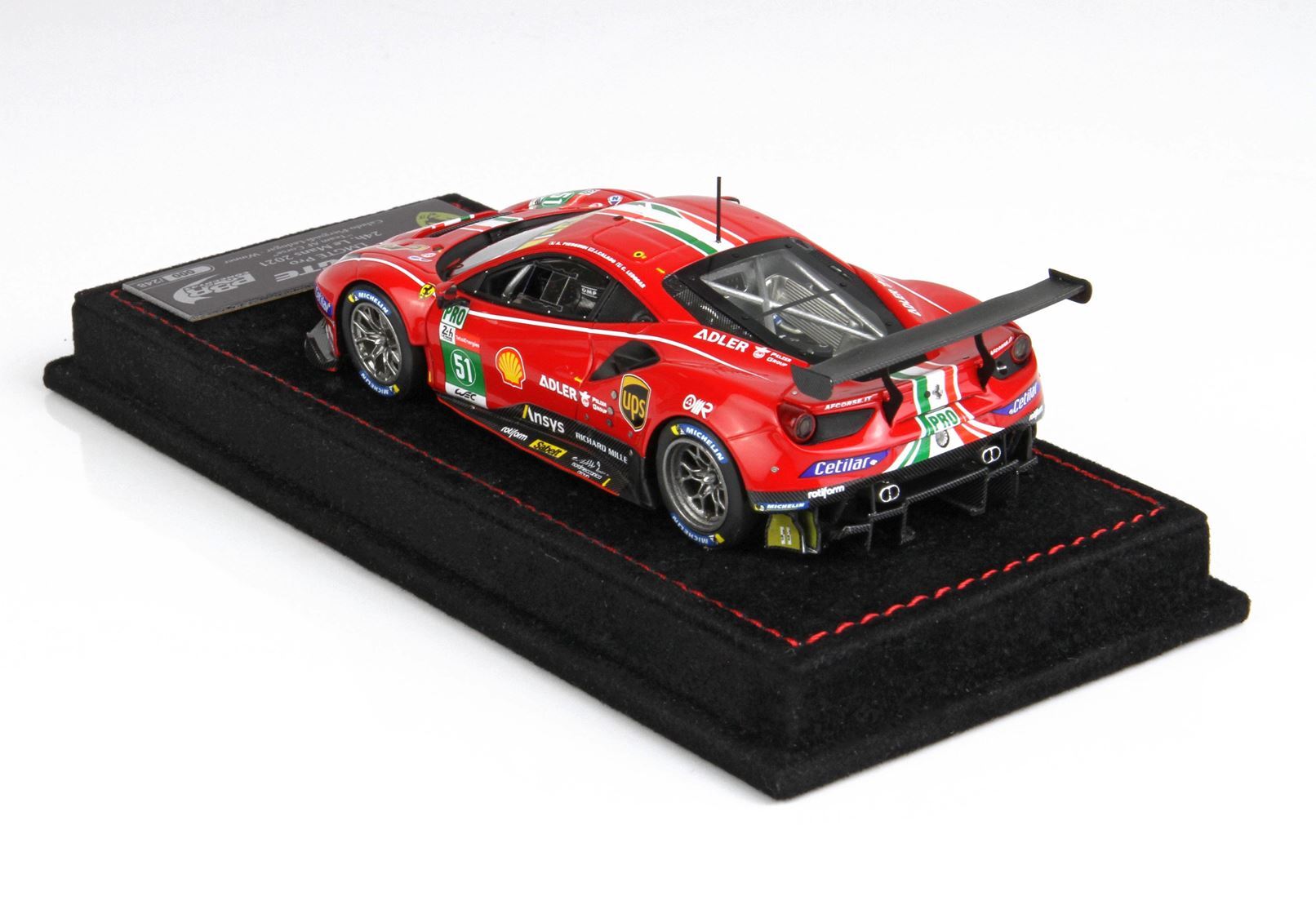 FERRARI 488 GTE LMGTE TEAM AF CORSE WINS 24H LE MANS 2021 CAR NO. 51 - Vroomi