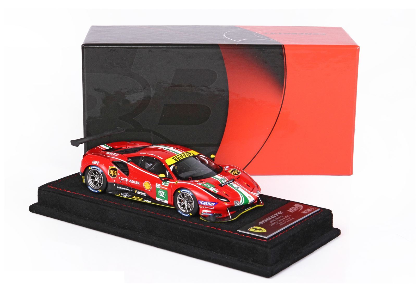 FERRARI 488 GTE LMGTE TEAM AF CORSE 24H LE MANS 2021 CAR NO. 52 - Vroomi