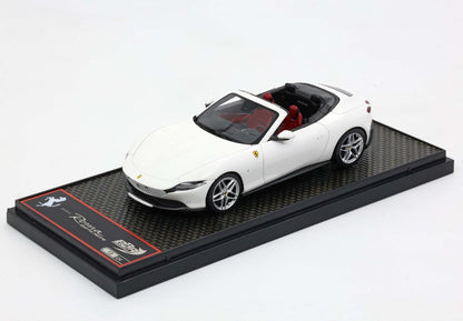 FERRARI ROMA SPIDER BIANCO CERVINO - Vroomi