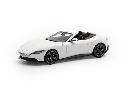 FERRARI ROMA SPIDER BIANCO CERVINO - CERCHI NERO LUCIDO - Vroomi