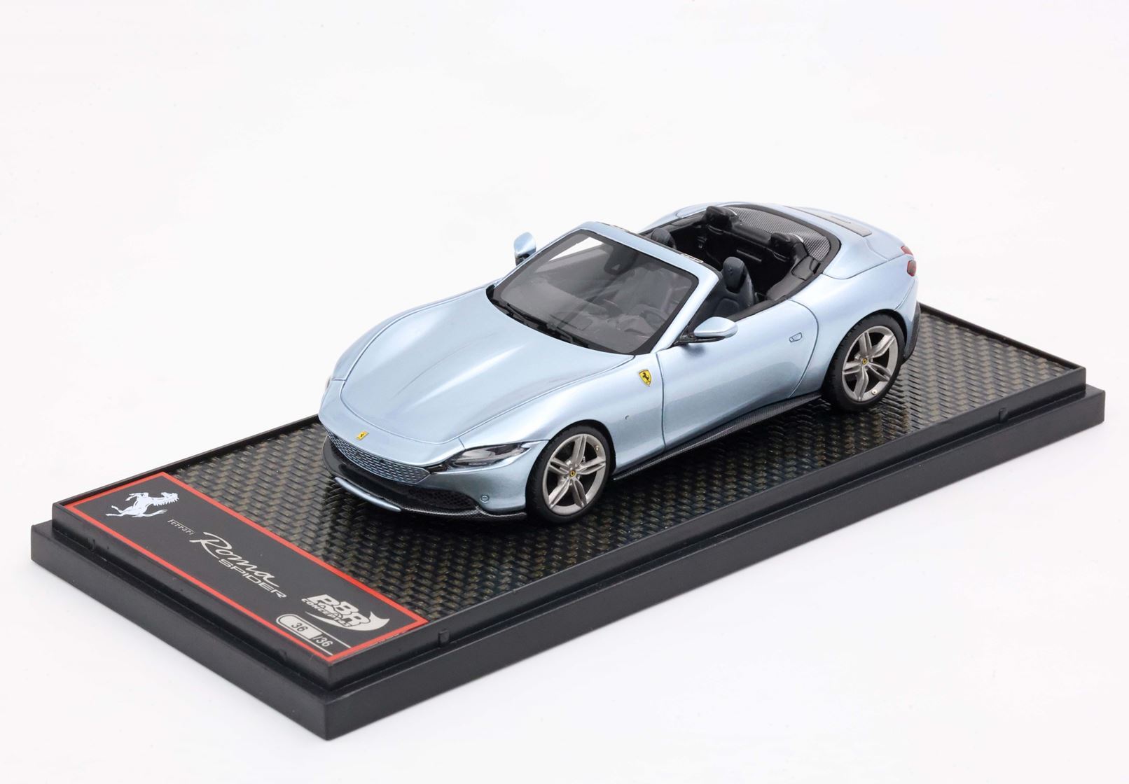FERRARI ROMA SPIDER GRIGIO ALLOY - Vroomi