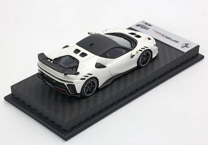 FERRARI SF90 XX STRADALE BIANCO FUJI OPACO E TETTO NERO - Vroomi