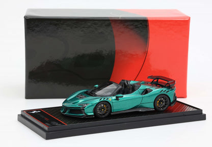 FERRARI SF90 XX SPIDER VERDE GIOIELLO CERCHI CARBONIO - Vroomi