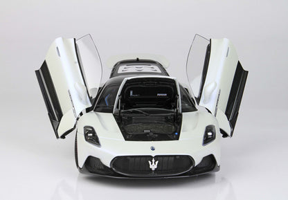 MASERATI MC20 DIE CAST APRIBILE SPECIAL COLOR BIANCO AUDACE - VETRINA INCLUSA - Vroomi