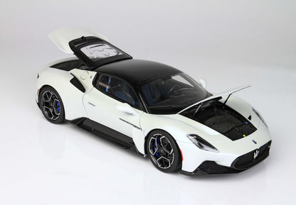 MASERATI MC20 DIECAST FULL OPEN BIANCO AUDACE TETTO NERO - Vroomi