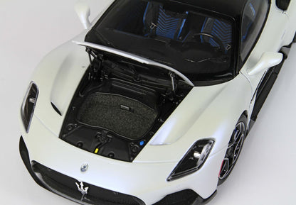 MASERATI MC20 DIECAST FULL OPEN BIANCO AUDACE TETTO NERO - Vroomi
