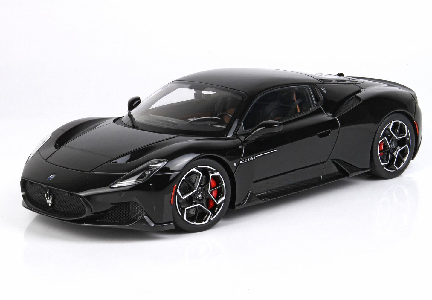 MASERATI MC20 DIECAST FULL OPEN NERO ENIGMA - Vroomi