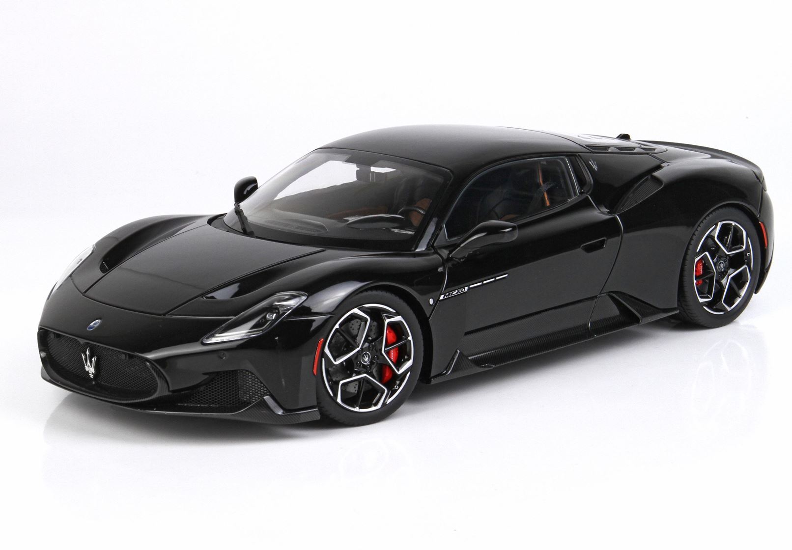 MASERATI MC20 DIECAST FULL OPEN NERO ENIGMA - Vroomi