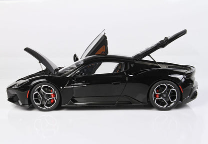 MASERATI MC20 DIECAST FULL OPEN NERO ENIGMA - Vroomi