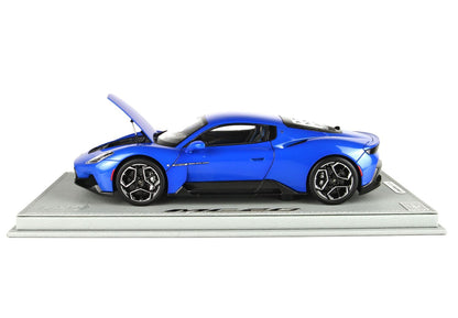 MASERATI MC20 DIECAST FULL OPEN BLU INFINITO - VETRINA INCLUSA - Vroomi