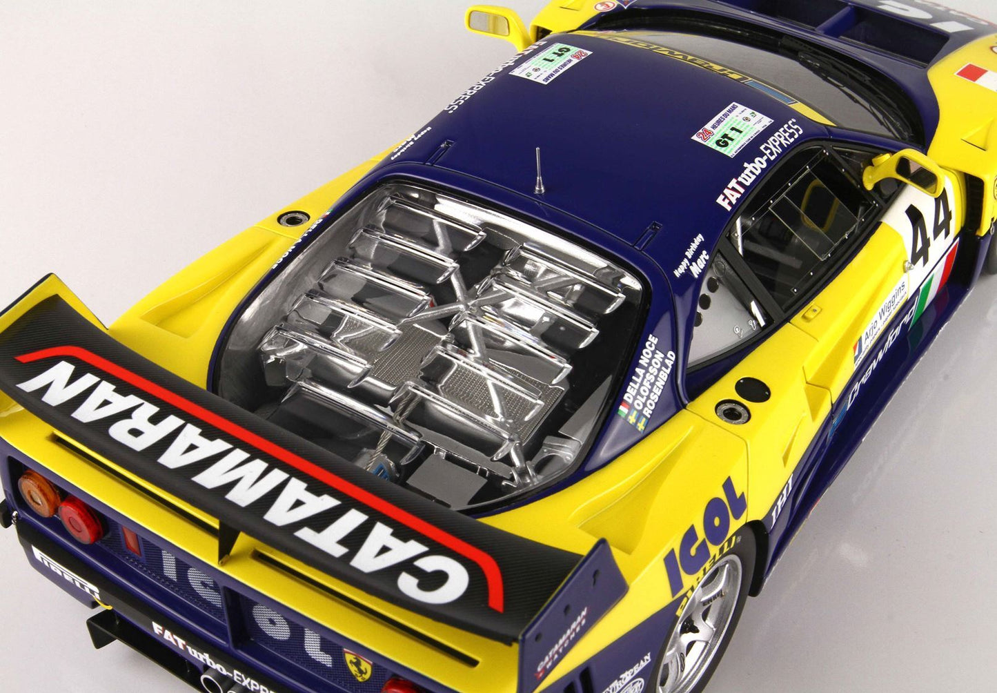 FERRARI F40 LM 24H LE MANS 1996 TEAM ENNEA IGOL RACE N. 44 - Vroomi