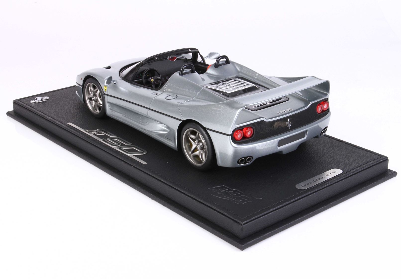 FERRARI F50 COUPE 1995 SPIDER VERSION GRIGIO TITANIO 740 - Vroomi