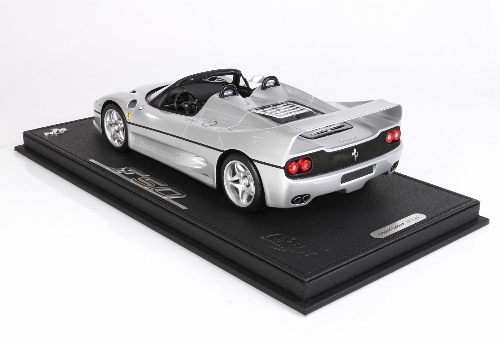 FERRARI F50 COUPE 1995 SPIDER VERSION ARGENTO NURBURGRING METALLIZZATO - Vroomi