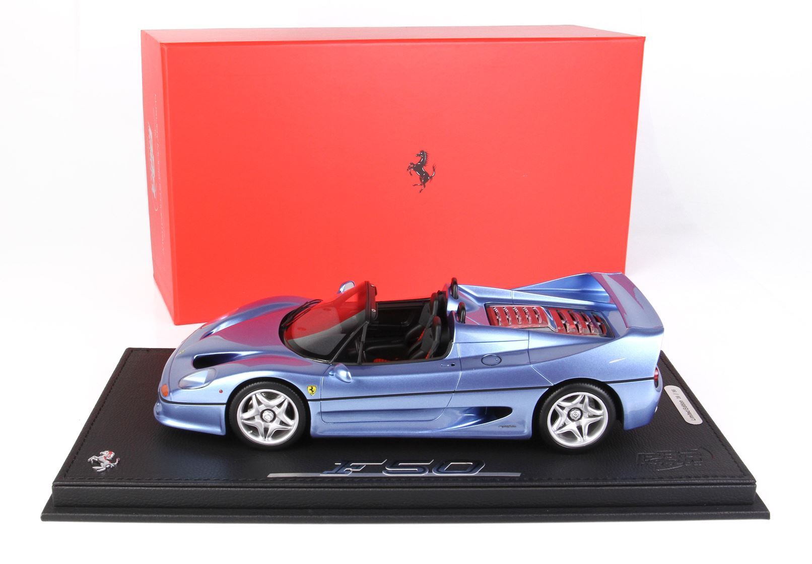 FERRARI F50 COUPE 1995 SPIDER VERSION AZZURRO CALIFORNIA METALLIZZATO - Vroomi