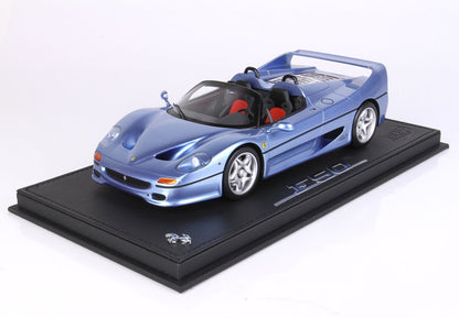 FERRARI F50 COUPE 1995 SPIDER VERSION AZZURRO CALIFORNIA METALLIZZATO - Vroomi