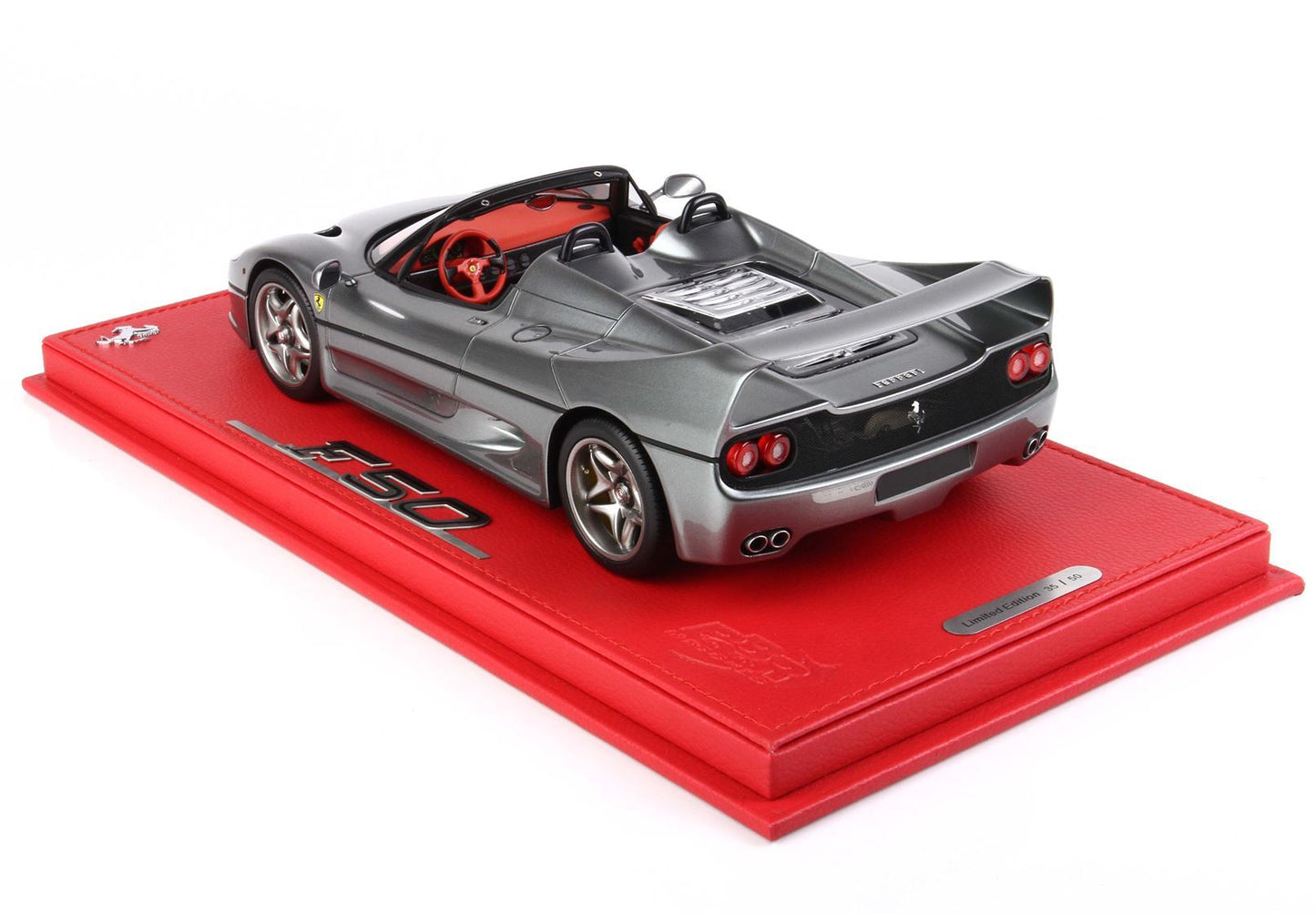 FERRARI F50 COUPE 1995 SPIDER VERSION GRIGIO FERRO METALLIZZATO - Vroomi