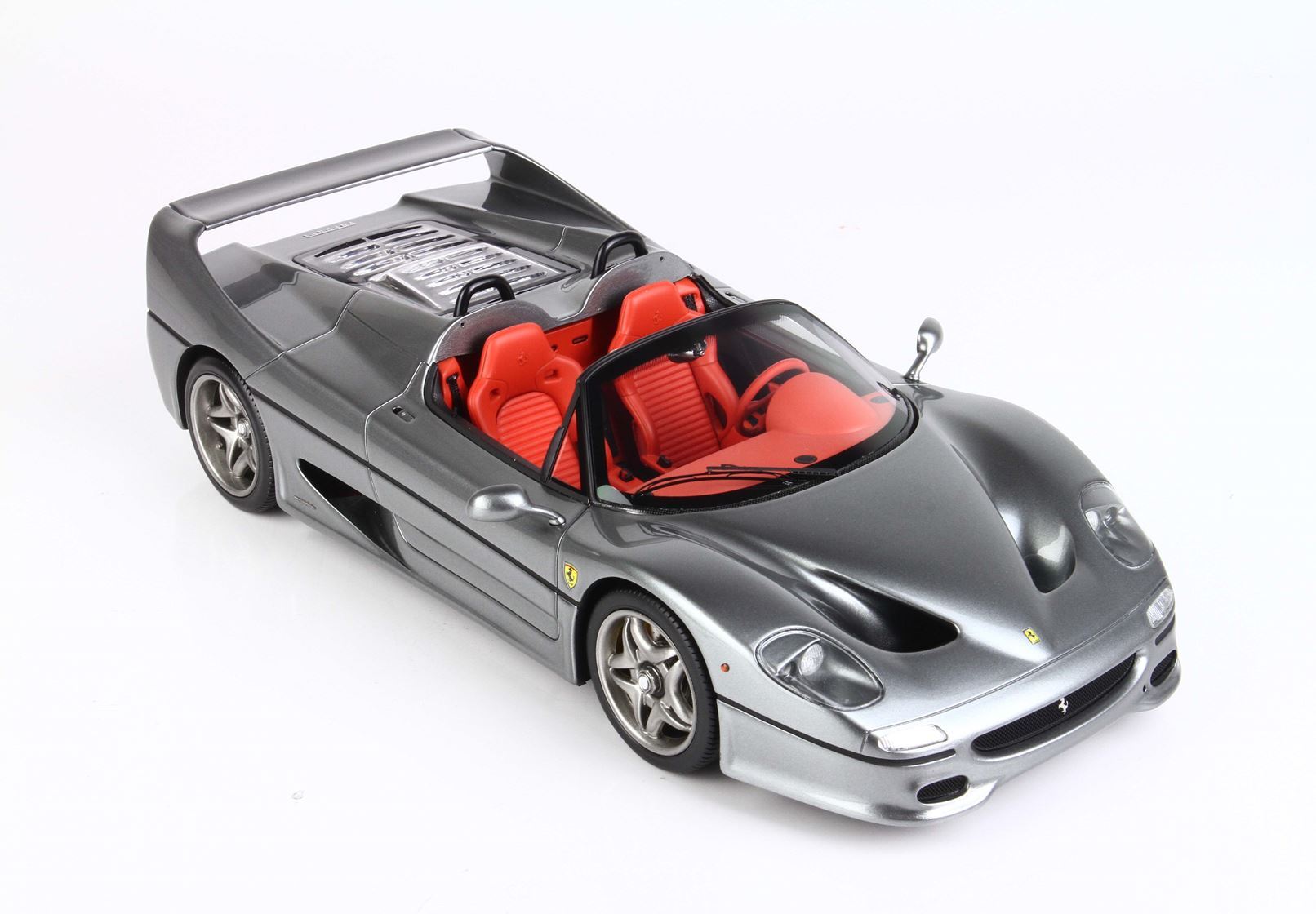 FERRARI F50 COUPE 1995 SPIDER VERSION GRIGIO FERRO METALLIZZATO - Vroomi