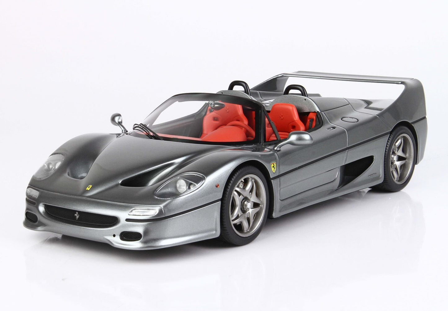 FERRARI F50 COUPE 1995 SPIDER VERSION GRIGIO FERRO METALLIZZATO - Vroomi