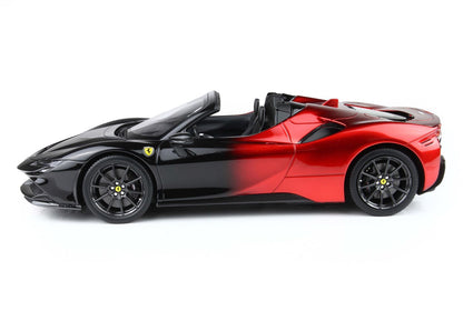 FERRARI SF90 SPIDER ROSSO MAGMA E NERO - Vroomi