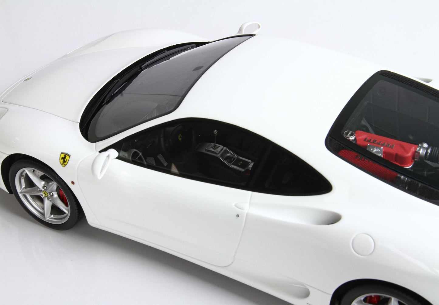 FERRARI 360 MODENA - MANUAL GEAR TRANSMISSION GLOSS AWUS WHITE - Vroomi