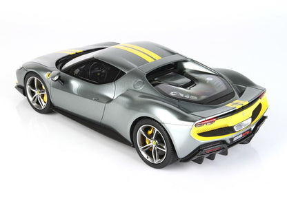 FERRARI 296 GTS ASSETTO FIORANO GRIGIO CORBURN - Vroomi