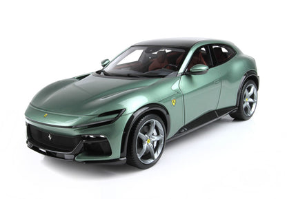 FERRARI PUROSANGUE PERSONAL CAR PIERO LARDI FERRARI VERDE DORA - TETTO FIBRA CARBONIO - Vroomi