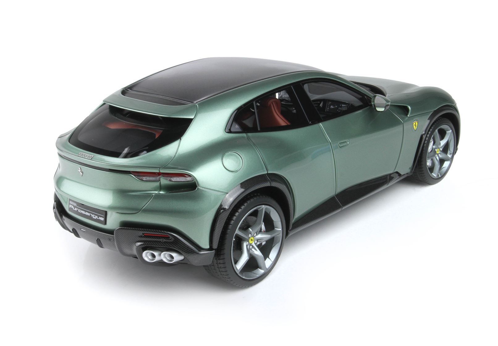 FERRARI PUROSANGUE PERSONAL CAR PIERO LARDI FERRARI VERDE DORA - TETTO FIBRA CARBONIO - Vroomi