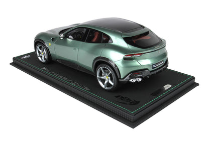 FERRARI PUROSANGUE PERSONAL CAR PIERO LARDI FERRARI VERDE DORA - TETTO FIBRA CARBONIO - Vroomi